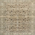 thumbnail image 1 of Ahgly Company Indoor Square Traditional Dark Almond Brown Persian Area Rugs, 7' Square, 1 of 6