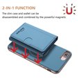 thumbnail image 2 of Allytechgroup Wallet Case for iPhone 8 Plus/7 Plus, RFID Blocking PU Leather Stand Phone Shell with Credit Card Slot Shockproof Protective Back Cover for iPhone 8 Plus/7 Plus Women Men, Lightblue, 2 of 8