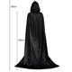 thumbnail image 2 of WDOplteas Halloween Black Cosplay Death Cape Funny Devil Cloak para Fiesta Temática Terror (L), 2 of 9