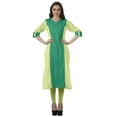 thumbnail image 2 of Moomaya Women's Ethnic Clothing Long Straight Punjabi Kurta For Women Indian Casual Dress, 2 of 6