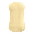 thumbnail image 5 of JDEFEG Basic Camisoles Womens Plus Size Plus Size Trim V Neck Sleeveless Women's Tank Top Basic Tank Shirt Camisole Tops for Women Built in Bra Yellow Size Xxl, 5 of 5