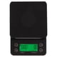thumbnail image 1 of Báscula de café con sincronización de unidades múltiples, báscula electrónica portátil de precisión de 0,1g con almohadilla aislante para cocina al aire libre, color negro, 5KG/11,0lb, 1 of 10
