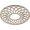 thumbnail image 2 of 20"OD x 6 7/8"ID x 1/4"T Cannes Wood Fretwork Pierced Ceiling Medallion, Birch, 2 of 3
