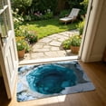 thumbnail image 4 of 3D Optical Illusion Bath Mat, Diatomaceous Earth Bathroom Mat with Non-Slip Rubber Backing, Super Absorbent Quick Dry Floor Mat for Bathroom, Bedroom, Entryway (19.7×31.5in), 4 of 7