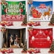 thumbnail image 2 of Fondo de tela para festival de Navidad, diseño de escena de fotografía de fiesta, pancarta de Papá Noel, tapiz de tela para decoración de habitación a juego, 2 of 5