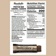 Barebells Protein Bars with 20g High Protein, 1.9oz Bars, Caramel Cashew - 12 Count