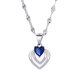 thumbnail image 1 of Monstrate Collar de amplia aplicación adecuado para mujeres de todas las edades Collar con colgante de corazón Collares para mujeres Ropa, zapatos y accesorios Miscelánea Azul, 1 of 6