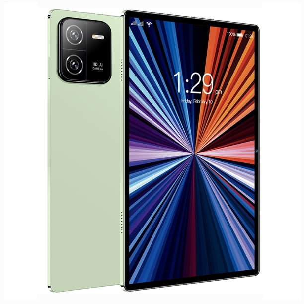 Tarjeta de Memoria para Tablet Pc Compatible con Cámara, Android 10 de 10,1 Pulgadas con Batería de 256Gb Expandible 2 + 32Gb Dual Sim 5G Wifi Bluetooth 8000Mah