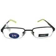 Hawk Boys Youth Eyeglass Frames THK 4-2 Black Yellow Size 45-17-130