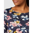 thumbnail image 5 of Joules Women's Harbour Print Long Sleeve Jersey Top, Navy Floral (US 4/Small), 5 of 5