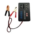 thumbnail image 3 of Inversor de corriente para coche,Inversor de corriente de 200 W de 12 V CC a 110 V y de 24 V CC a 220 V,Convertidor de energía para automóvil,camión,hogar,computadoras, 3 of 9