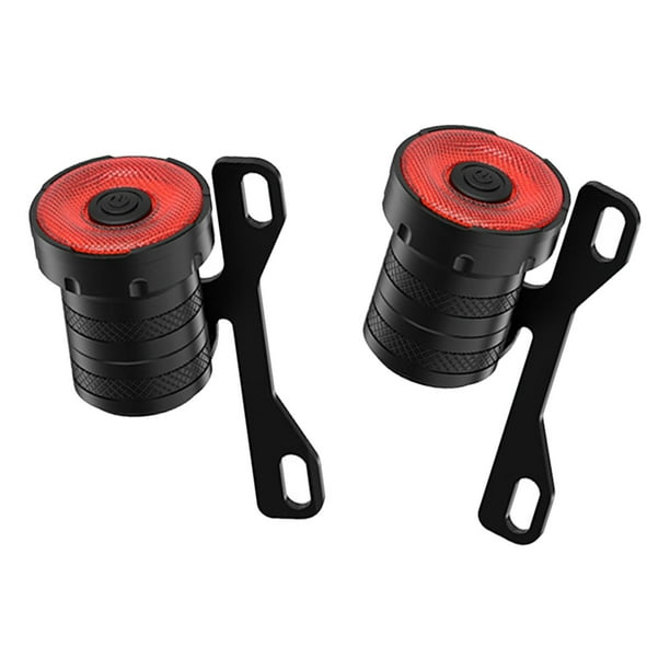 Linterna brilnte de luz del monopatín Lámpara de seguridad a prueba de agua recargable para el scooter eléctrico Accesorios para biciclet Luz de Soledad Luz de cola de monopatín