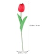 thumbnail image 2 of FENGGUIQU 10Ud Flores Artificiales De En PU Para Decorar Hogar Y Lugar De Trabajo, 2 of 6