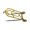 Gold + Casters, variant on for Brompton Folding Bike Aluminum Rear Luggage Rack,25Kg Load-Bearing Capacity Gold + Casters
