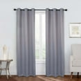 thumbnail image 7 of Superior Shimmer Blackout Curtains, Grommet Header, Set of 2, 42" X 96", Silver, 7 of 7