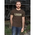 thumbnail image 2 of London Pale Yellow Ferris Wheel T-Shirt Men -Image by Shutterstock, Male Medium, 2 of 4