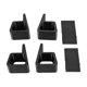 thumbnail image 3 of 4pcs Game Console Horizontal Version Heightening Bracket Slip Resistant Wear Proof Accessories for Xbox One S X Black, 3 of 5