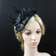 thumbnail image 3 of Fascinator de plumas, diadema, vestido de lujo, fiesta, mujer, accesorio para el cabello nupcial Zulema Tocado nupcial, 3 of 7