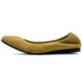 thumbnail image 2 of Ollio Women's Shoes Faux Suede Slip On Comfort Elasticated Square Toe Ballet Flat SF178, 2 of 6