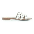 thumbnail image 3 of Sam Edelman Bay Women's Sandals & Flip Flops White Studded Size 7.5 M, 3 of 8