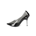 thumbnail image 4 of New Women PVC Pointy Toe Perspex Stiletto Pump - 17935 By Mackin J Collection, 4 of 6