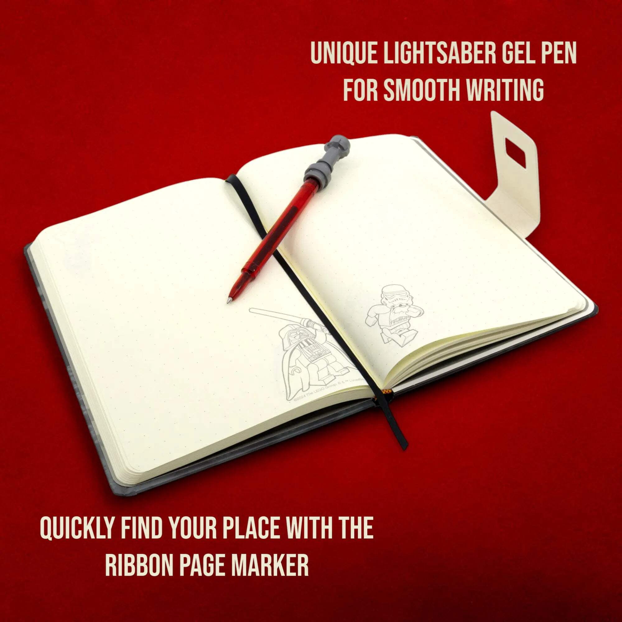 LEGO Star Wars Darth Vader Notebook with Lightsaber Gel Pen (53492)