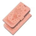 thumbnail image 7 of Nalacover for iPhone 14 Wallet Case,Luxury Embossed Sun Flower Pattern PU Leather Soft TPU Magnetic Flip Folio Book Credit Card Holder Shockproof for Women Men Phone Cover+Wrist Strap.Pink, 7 of 7