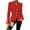11#Red, variant on BRDFRL Women's Blazer Jacket Minimalist Office Loose Fit Long Sleeve Lightweight Coat for Work or Casual Black 2XL