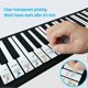 thumbnail image 3 of Piano Keys Sticker Set for 61 Key Keyboard Removable for Beginners Transparent, 3 of 4