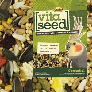 Higgins Vita Seed Cockatiel Bird Food, 25 Lb