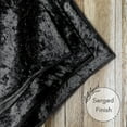 thumbnail image 4 of Your Chair Covers - Crushed Velvet Napkins Black 20 in. (10 Pack) Reusable and washable, 4 of 5