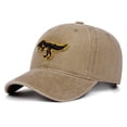 thumbnail image 2 of SGFCWSX Boys Baseball Cap Wide Brim UV Protection Adjustable Cotton Print Summer Outdoor Casual Sports Hats for Kids Khaki Size 2-6 Years, 2 of 6
