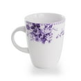 thumbnail image 5 of Elama Traditional Purple Rose 16 Piece Stoneware Dinnerware Set, 5 of 5