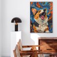 thumbnail image 5 of Hudo Funny Scream Pembroke Welsh Corgi Dog Poster Wall Art Decor Pembroke Welsh Corgi Dog Canvas Wall Art - Kitchen Pictures Wall Decor - Dog Wall Pictures, 5 of 5