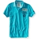thumbnail image 1 of Aeropostale Mens Est 87 Rugby Polo Shirt, Azul, Mediano, 1 of 1