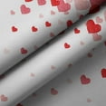 thumbnail image 5 of 72x72in Pink Sweetheart Shower Curtain Pattern with Red and Pink Fade Sweetheart Shower Curtain Bathroom Decorations Valentine Waterproof Polyester Fabric with Hooks, 5 of 6