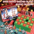 thumbnail image 3 of Advent Calendar 2025 Boys, 24 Days STEM Space Exploration Space Shuttle & Spaceship Building Block  Countdown Calendar Gift Box, 12-In-1 Launcher Rocket Bricks for Boy Girl Kid Age 6+, 3 of 6