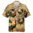 thumbnail image 3 of Camisas hawaianas de verano para hombres, camisas holgadas informales divertidas con estampado 3D, ropa de moda, blusas de playa para hombres, camisas, 3 of 5
