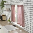 thumbnail image 6 of No. 918 Parkham Farmhouse Plaid Semi-Sheer Rod Pocket Kitchen Curtain Valance and Tier Set, 54" x 24", 6 of 8