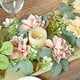 thumbnail image 5 of Xihbxyly Corona de Rosas Primaverales, Anillos de Hortensias para Velas, Decoración Floral Artificial, Centros de Mesa para Puertas de Entrada y Bodas, Decoración de Temporada para El Hogar, Multiuso, 5 of 6