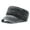 black, variant on New Men's Solid Color Cotton Hat Cross -Border Water Washing Flat Hat Can Adjust The Curved Eaves Baseball Cap