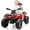 Red, variant on Yeshouse 24V Kids Ride on ATV, Toddler 4WD Electric Ride on Toy Car with LED Light, Bluetooth, Leather Seats, Yellow