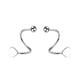 thumbnail image 1 of Pendientes de primavera para mujer con diseño de nicho de pendientes simple y personalizado, pendientes de estrella de amor de alta gama, 1 of 6
