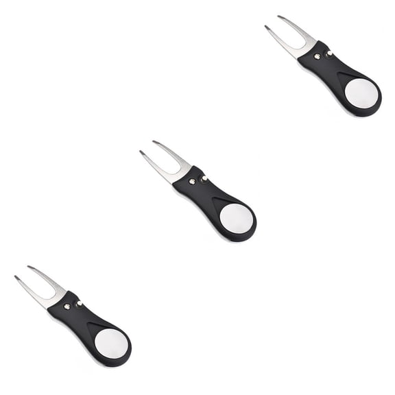 Soidarity Golf Pitch Groove reparación horquilla Pitchfork manija de plástico marcador negro Type1 NO1 Soidarity CBP218358