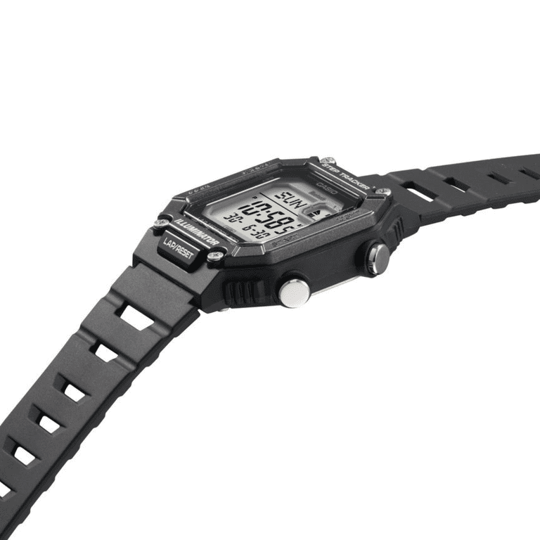 Casio Men's Step Tracker Watch WSB1000-1AV – Bluetooth, 200-Lap