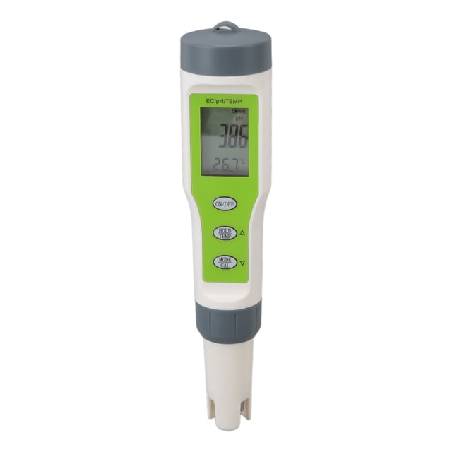 3 In 1 Water Quality Test Pen High Accuracy EC TEMP PH ABS Material EC Water Tester Digital With Detection Powder Pack For Spa Center For Aquarium ANGGREK Otros