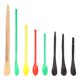 thumbnail image 1 of Cucharas de reactivo portátiles de 8 piezas, cucharas de muestreo de laboratorio, cucharas de muestreo para experimentos prácticos, cucharas de medicina para usar (color aleatorio), 1 of 7