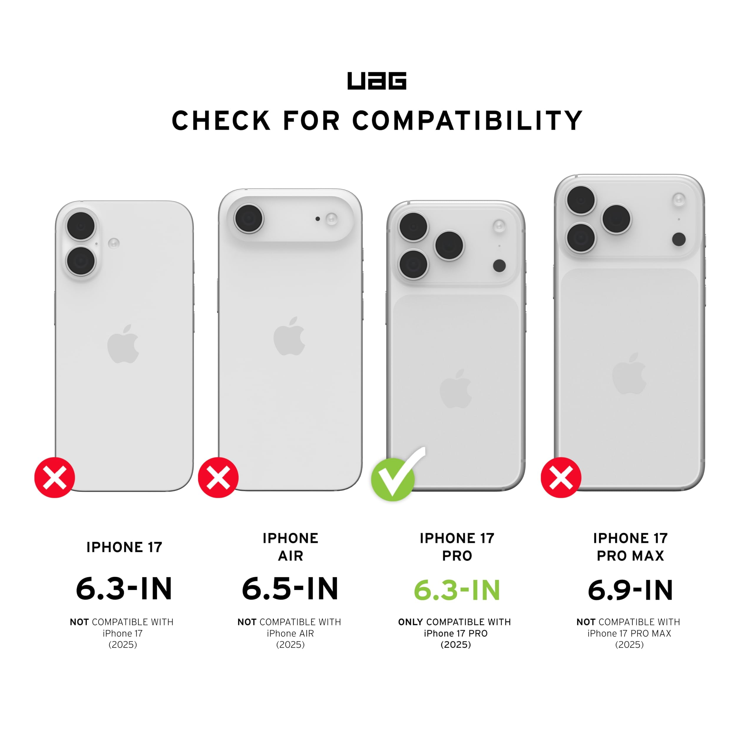UAG iPhone 17 Pro Case Monarch Pro - Compatible with MagSafe Military Grade Protective Cover, Orange