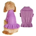 thumbnail image 1 of Suéter para mascotas perro invierno cálido de dos patas ropa para mascotas perro suave frito giro suéter MFZFUKR l, 1 of 6