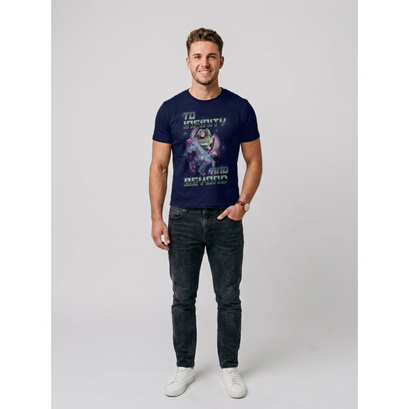 Toy Story's Buzz & Pegasus Men's & Big Men's Graphic Tee Shirt, Sizes S-3XL